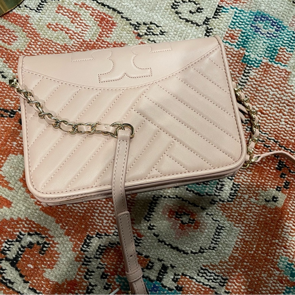 Tory Burch Pink Leather Crossbody